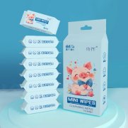 迷你湿巾婴儿家用手口湿纸巾护理便携独立包装卫生小包母婴湿巾